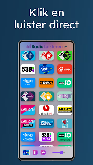 RadioLuisteren.fm: Live radio Screenshot 1