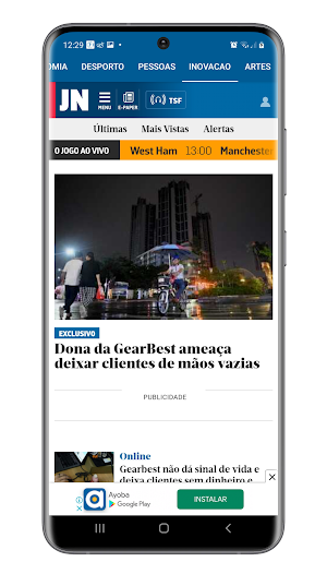 Jornal de Notícias Screenshot 1