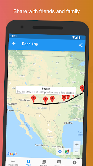 TrackMyTour - Travel Tracking Screenshot 1