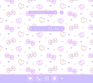 Ribbons and Hearts Theme +HOME Screenshot 0