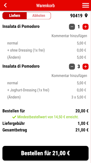 Altstadt Pizzeria Screenshot 1