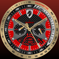 Golden Horsepower Analog Face