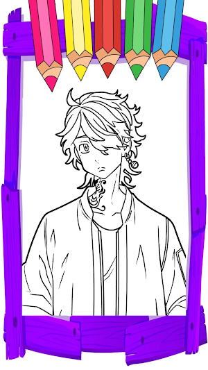 Tokyo Revengers Coloring book Screenshot 3