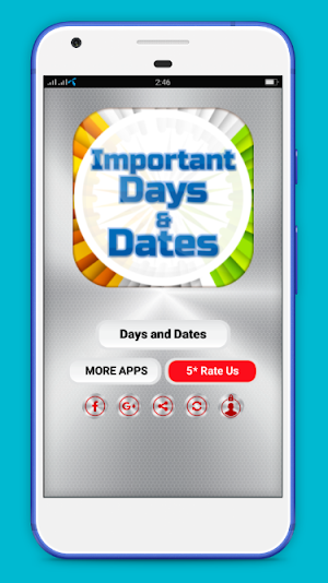 Important dates and days in indian history Screenshot 0