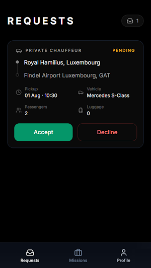 Astra Executive Access Screenshot 2
