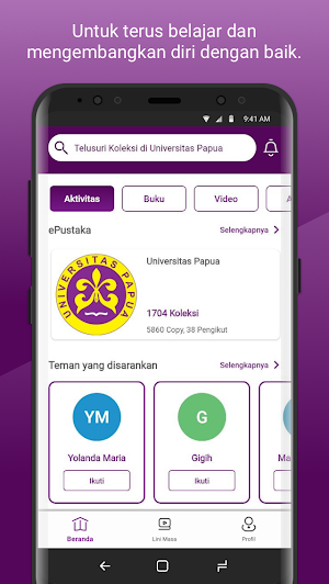 UNIPA Digital Library Screenshot 3