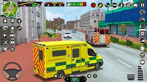 US Ambulance Driving Game 3D Screenshot 1