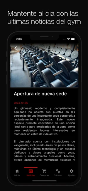 Impacto Gym Screenshot 2