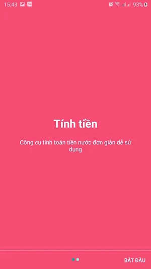 Tính tiền nước - tiền nước Screenshot 1