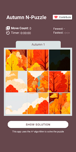 Autumn N-Puzzle Screenshot 2