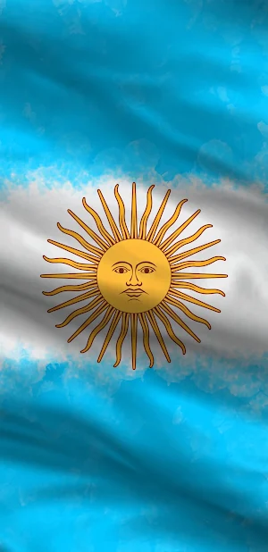 Argentina Flag Wallpaper Screenshot 2