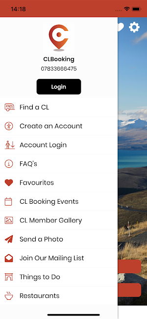 CLBooking Screenshot 1