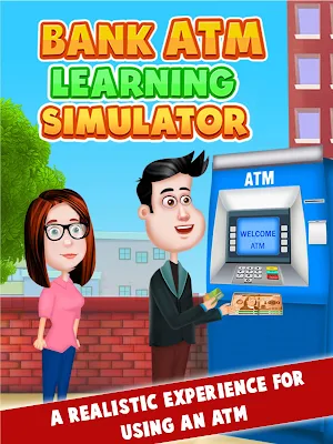 Bank ATM Learning Simulator - ATM Cashier Machine Screenshot 0