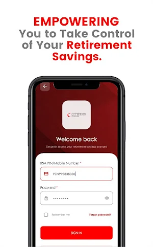 Citizens Pensions Screenshot 0