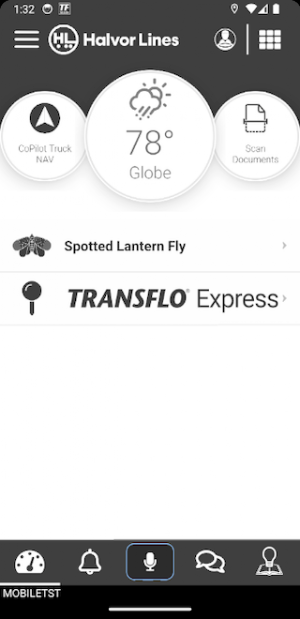 Halvor Driver App Screenshot 1