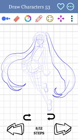 How to Draw Vocaloid Miku Screenshot 3