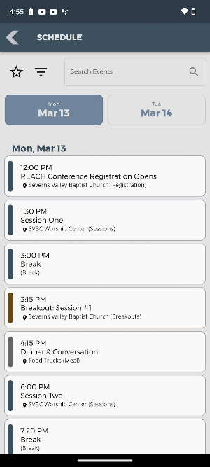 REACH Evangelism Missions Conf Screenshot 1