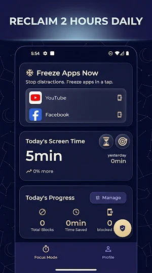 Freeze - App Lock & Blocker Screenshot 0