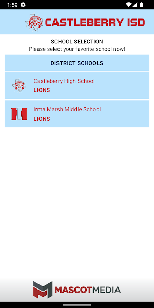 Castleberry ISD Athletics Screenshot 1