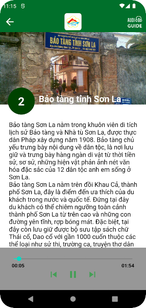 Thành phố Sơn La Audio Guide Screenshot 3
