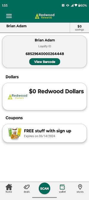 Redwood Rewards Screenshot 0
