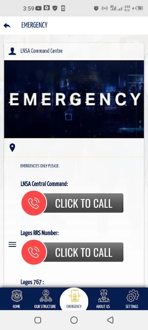 L N S A - Lagos State Neighbourhood Safety Agency Screenshot 2