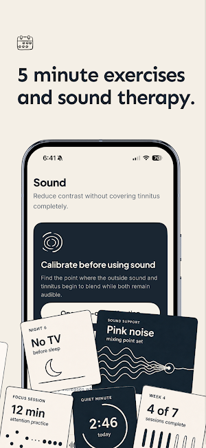 Tinnitus Trainer: Fast Relief Screenshot 1