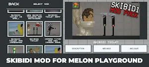 Skibidi For Melon Playground Screenshot 0