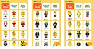 Pikachu Skin MCPE Screenshot 0