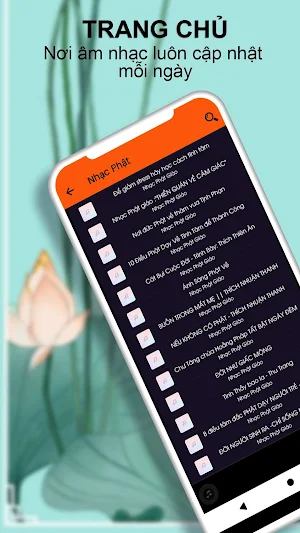Nhạc Phật Xả Stress Cuộc Sống Screenshot 1