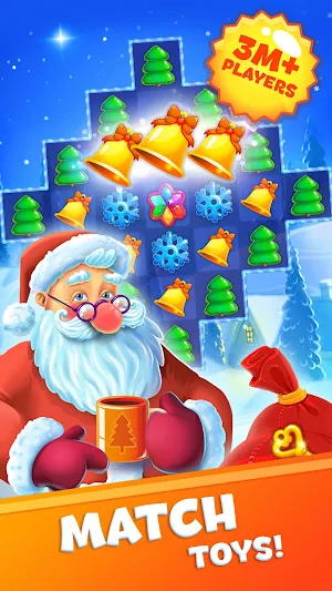 Christmas Sweeper 3 - Santa Claus Match-3 Game Screenshot 0
