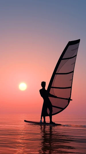 Windsurfing Wallpaper Screenshot 0