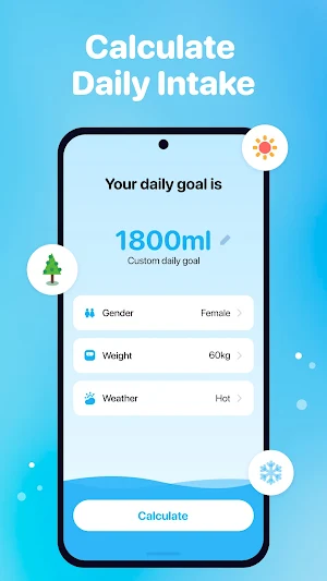 Water Tracker-Dolphin Reminder Screenshot 2
