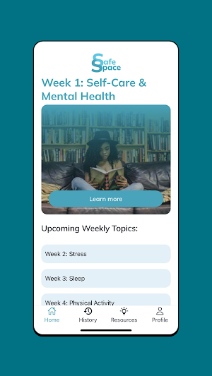 SafeSpace: For Teens By Teens Screenshot 1