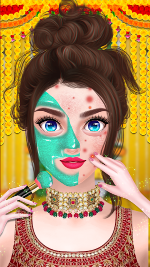 Indian Wedding Girl Dress up Screenshot 3