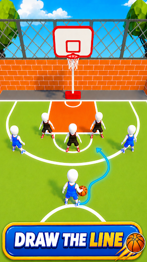 Dribble & Pass : Basketball Screenshot 0