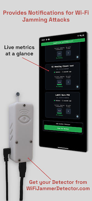 Wi-Fi Jammer Detector Screenshot 0