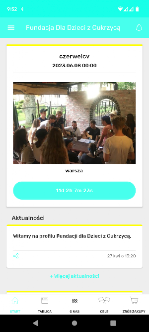 Fundacja dla Dzieci z Cukrzycą Screenshot 1