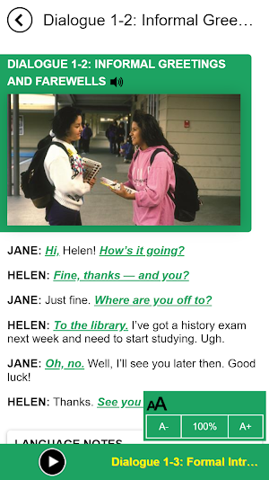 Everyday Conversations: Learning American English Screenshot 2