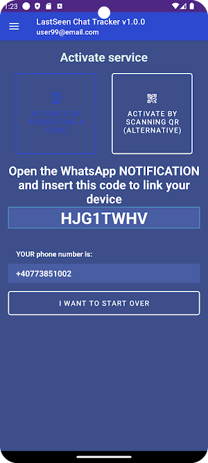LastSeen Chat Tracker Screenshot 3