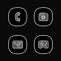 Vertical White Lines Icons