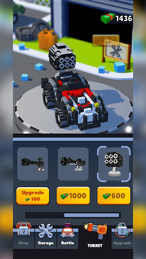Cars Battle - Voxel Edition Screenshot 2