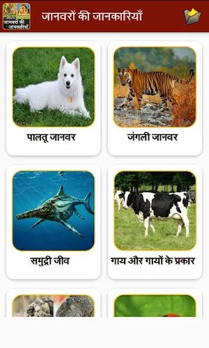 Animal Information in Hindi Screenshot 1