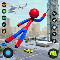 StickMan Rope Hero Spider Game