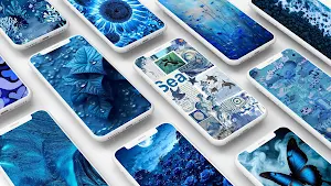 Blue Aesthetic wallpaper Screenshot 0