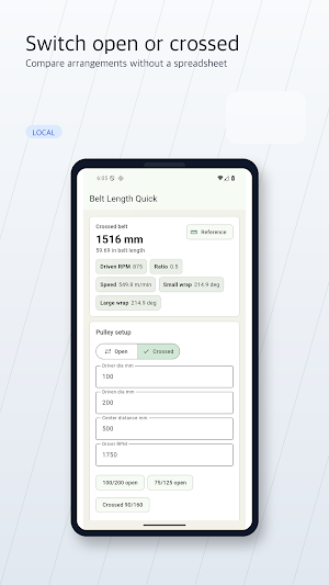 Belt Length Quick Screenshot 2