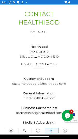 Healthibod Screenshot 2