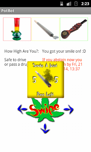 PotBot Track Your Cannabis Use Screenshot 1