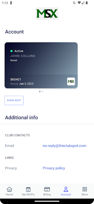 Middlesex Club Screenshot 2