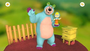 Masha and the Bear Coloring 3D Screenshot 1